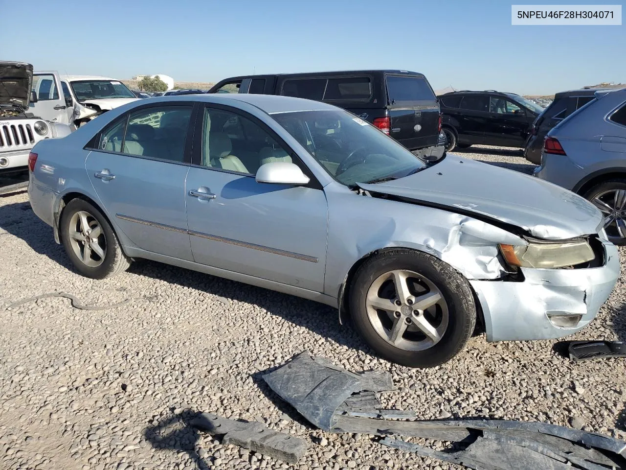 2008 Hyundai Sonata Se VIN: 5NPEU46F28H304071 Lot: 68954994