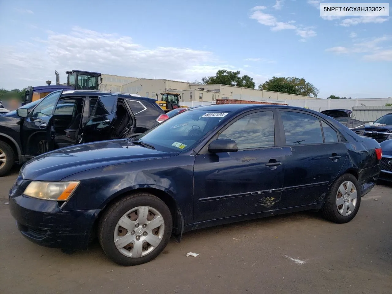 2008 Hyundai Sonata Gls VIN: 5NPET46CX8H333021 Lot: 69442164