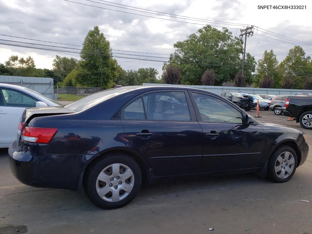 5NPET46CX8H333021 2008 Hyundai Sonata Gls