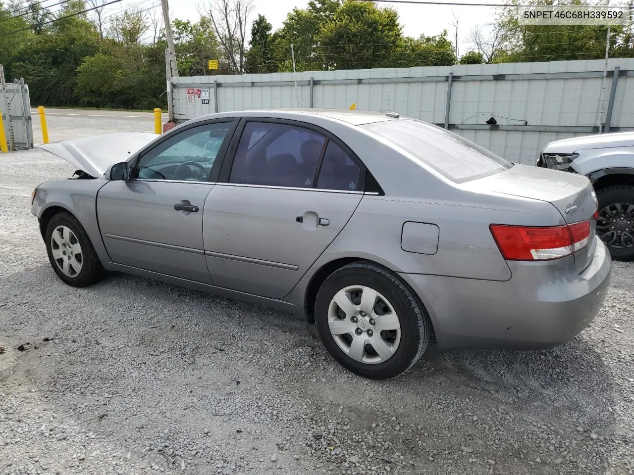 2008 Hyundai Sonata Gls VIN: 5NPET46C68H339592 Lot: 69888944