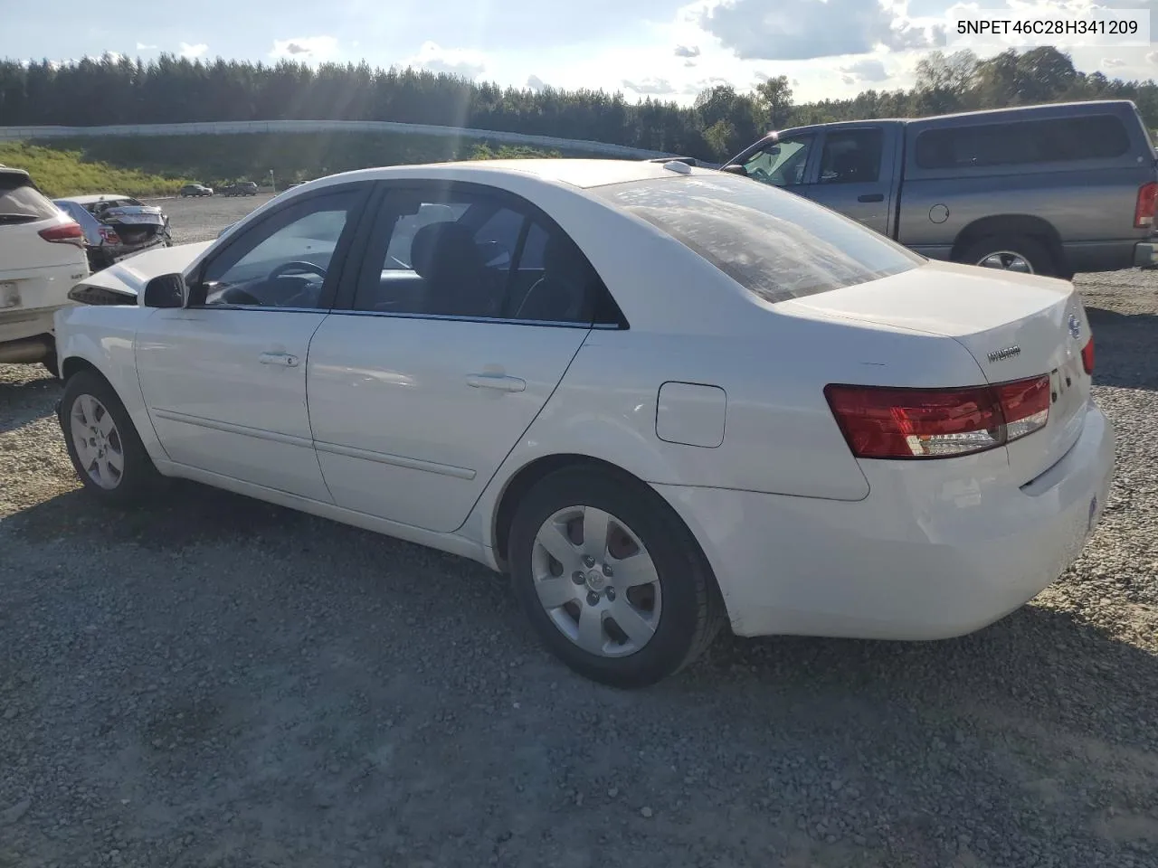 2008 Hyundai Sonata Gls VIN: 5NPET46C28H341209 Lot: 70425814