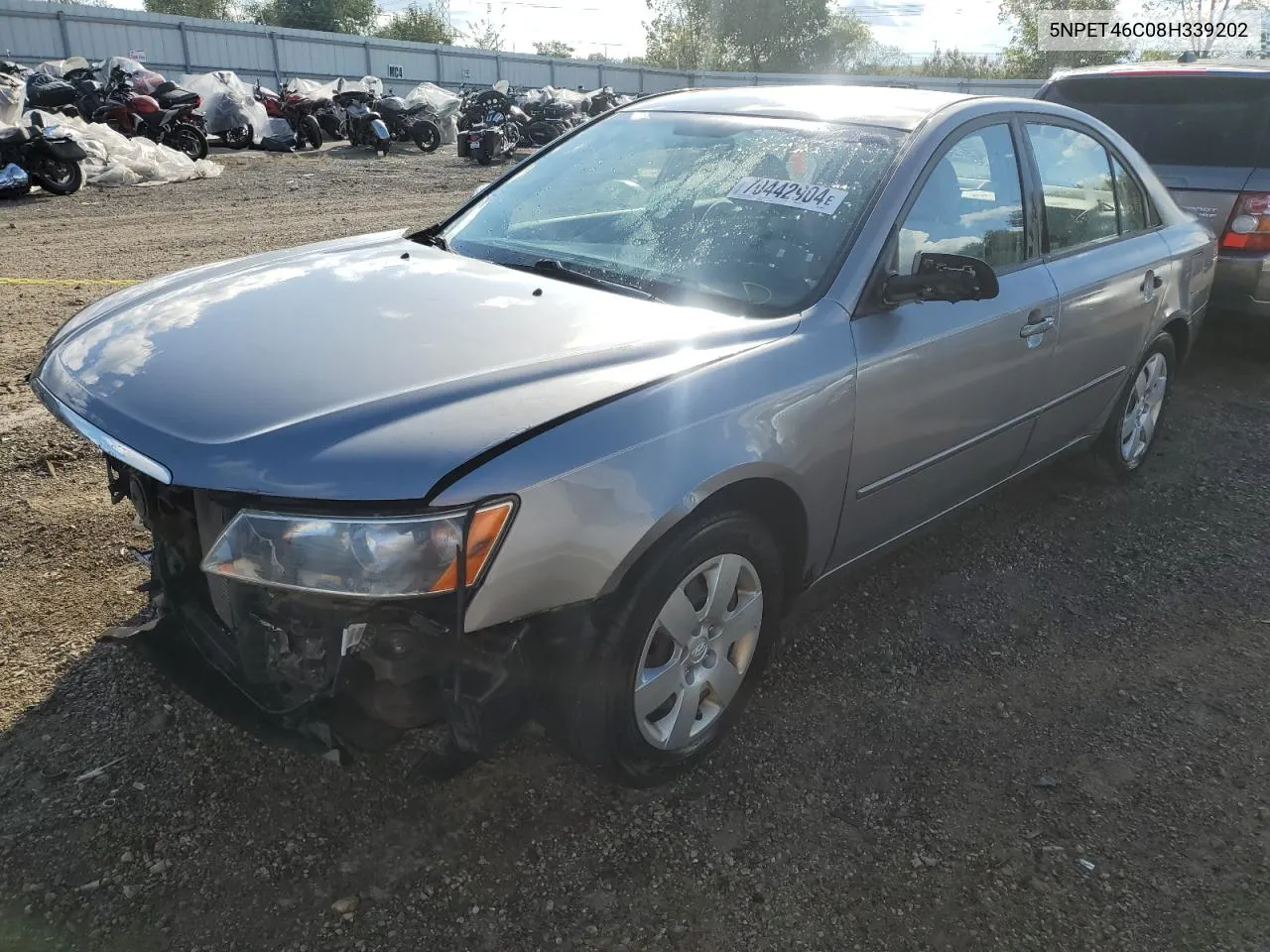 5NPET46C08H339202 2008 Hyundai Sonata Gls