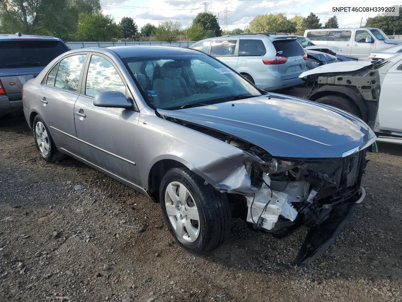 5NPET46C08H339202 2008 Hyundai Sonata Gls