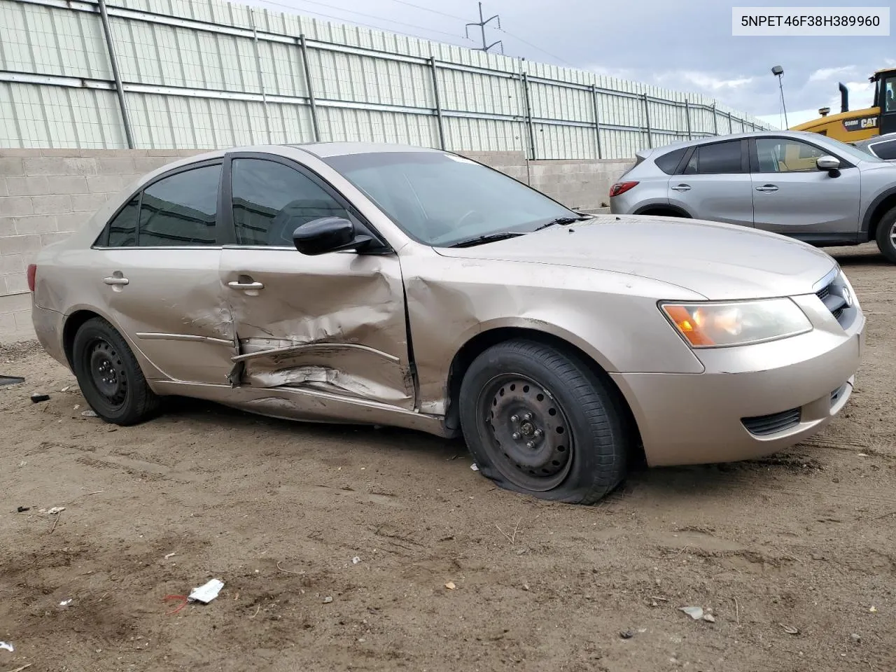 2008 Hyundai Sonata Gls VIN: 5NPET46F38H389960 Lot: 71850174