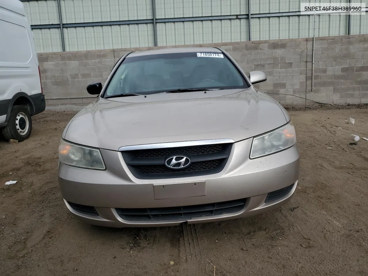 2008 Hyundai Sonata Gls VIN: 5NPET46F38H389960 Lot: 71850174