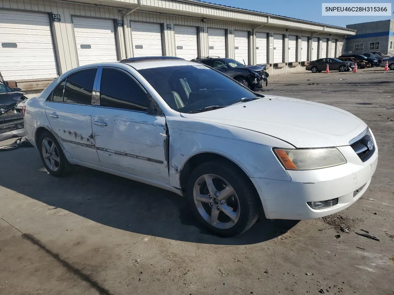 2008 Hyundai Sonata Se VIN: 5NPEU46C28H315366 Lot: 72925944