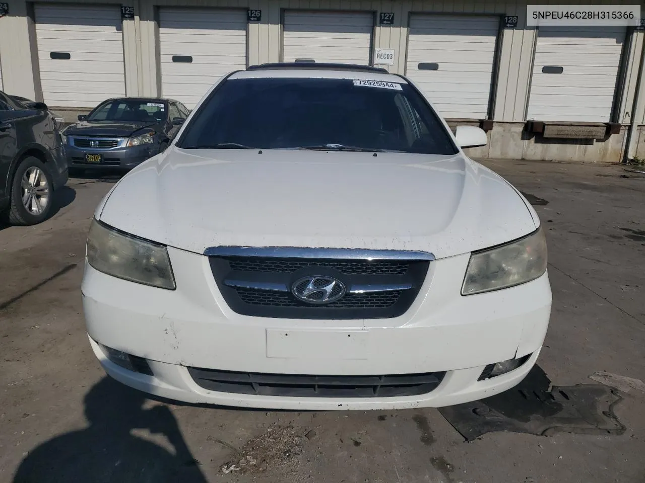 2008 Hyundai Sonata Se VIN: 5NPEU46C28H315366 Lot: 72925944