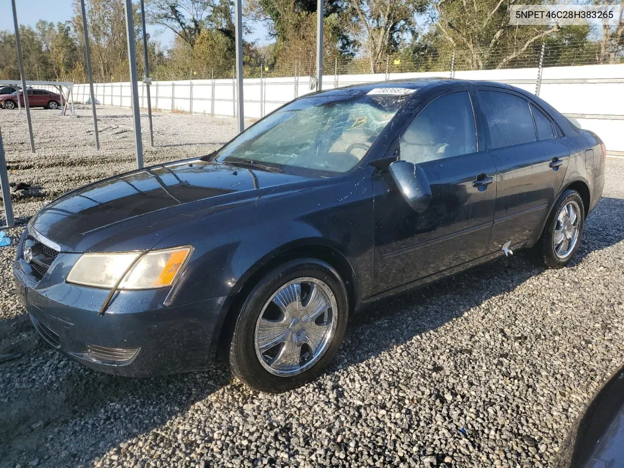 2008 Hyundai Sonata Gls VIN: 5NPET46C28H383265 Lot: 73836874