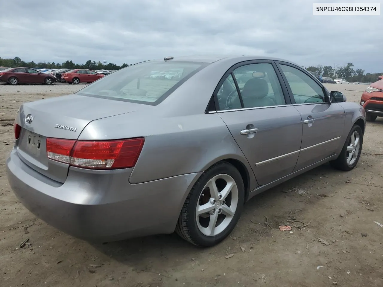 2008 Hyundai Sonata Se VIN: 5NPEU46C98H354374 Lot: 74351914