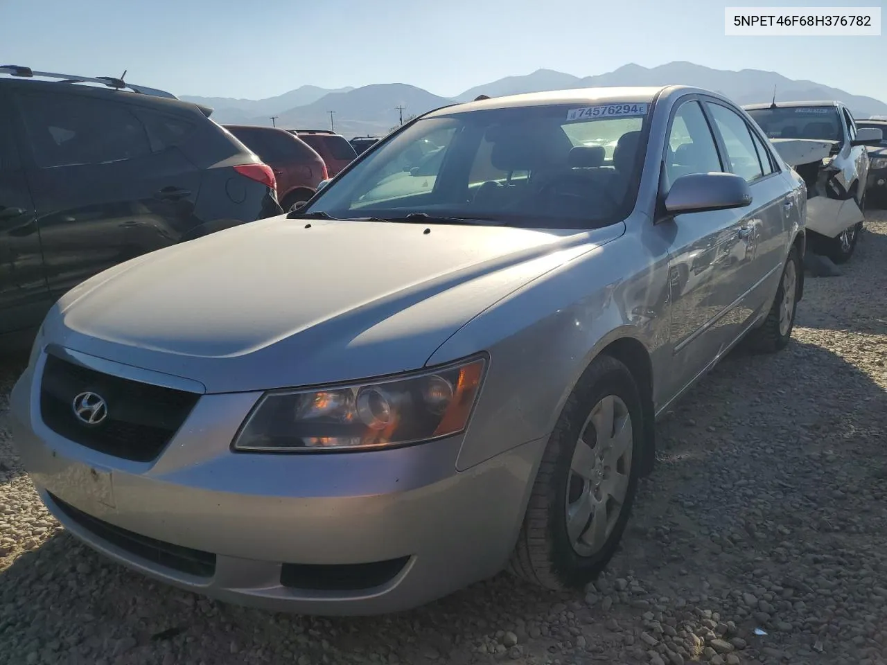 5NPET46F68H376782 2008 Hyundai Sonata Gls