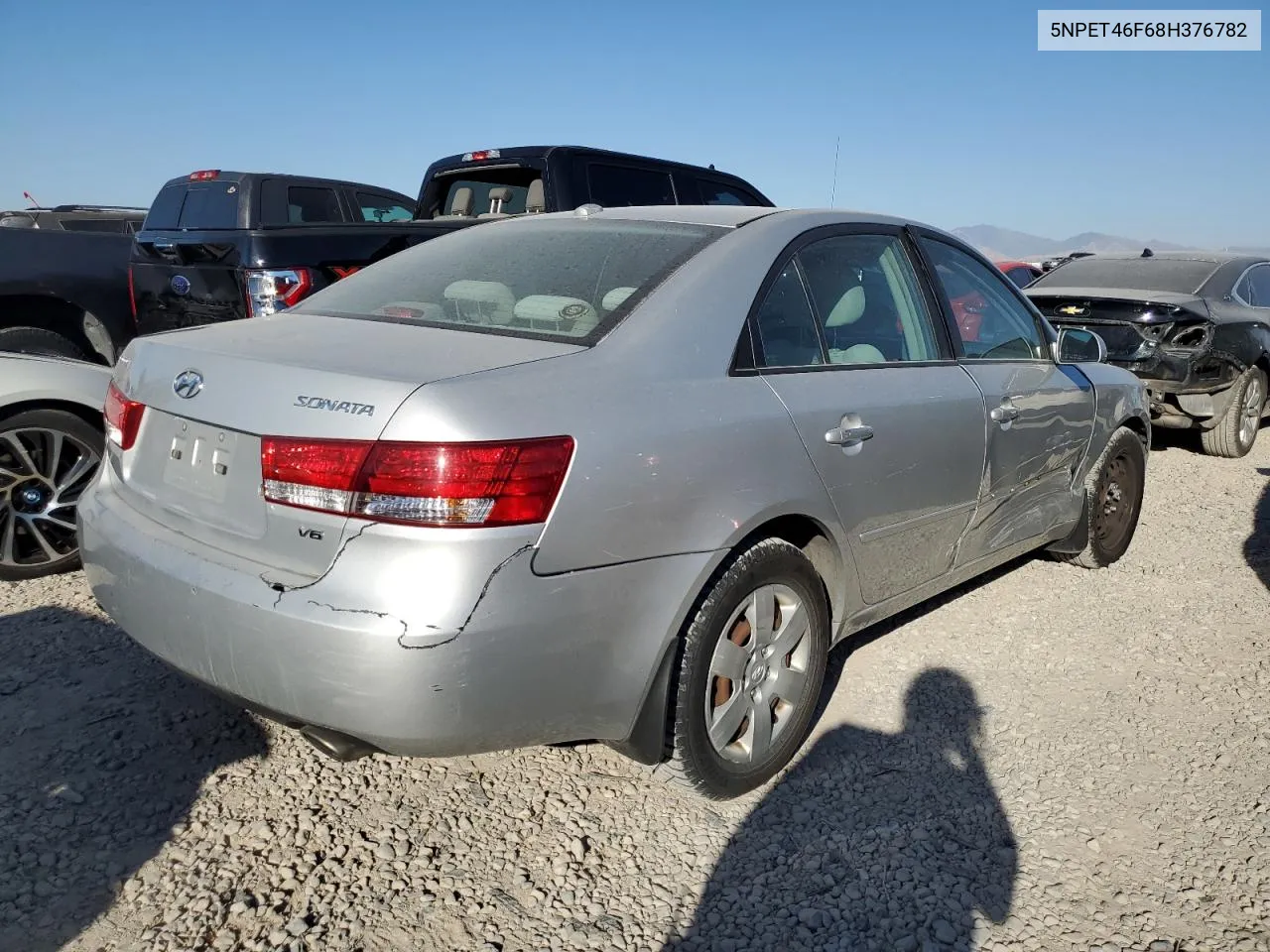 2008 Hyundai Sonata Gls VIN: 5NPET46F68H376782 Lot: 74576294