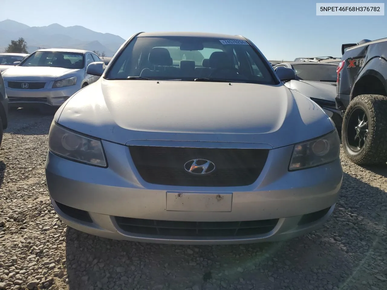 5NPET46F68H376782 2008 Hyundai Sonata Gls