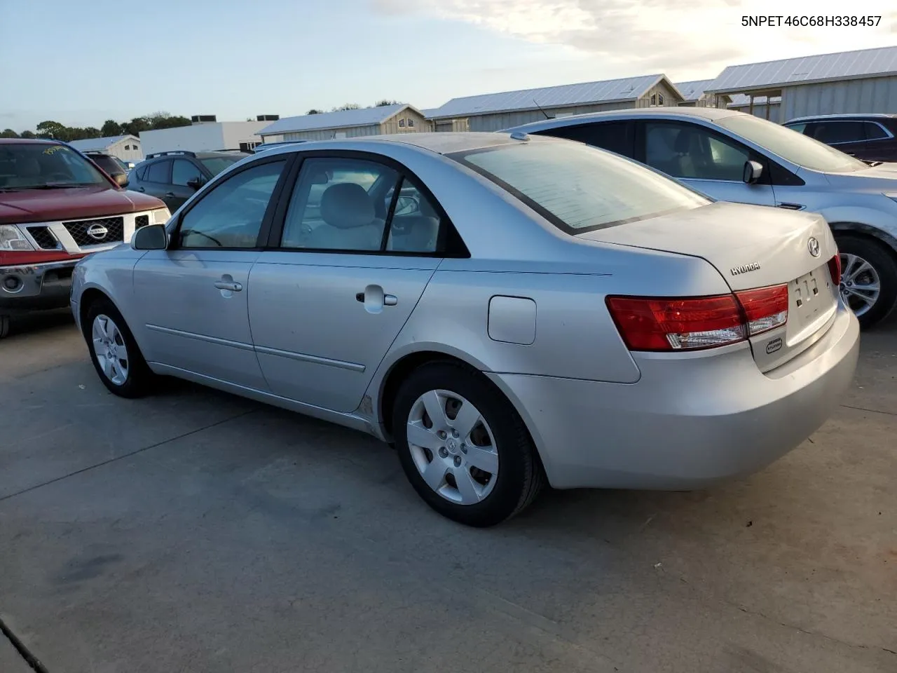 2008 Hyundai Sonata Gls VIN: 5NPET46C68H338457 Lot: 74803664