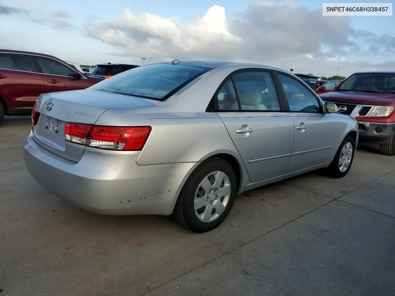 2008 Hyundai Sonata Gls VIN: 5NPET46C68H338457 Lot: 74803664