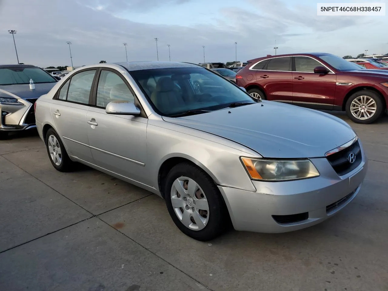 2008 Hyundai Sonata Gls VIN: 5NPET46C68H338457 Lot: 74803664