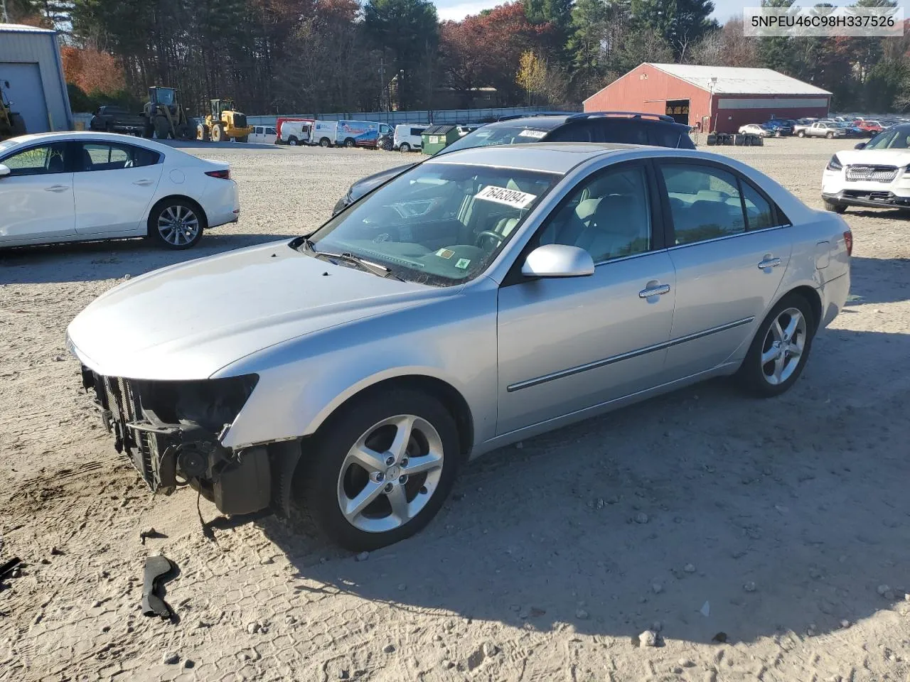 2008 Hyundai Sonata Se VIN: 5NPEU46C98H337526 Lot: 76463094