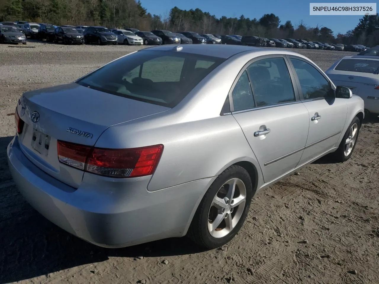 2008 Hyundai Sonata Se VIN: 5NPEU46C98H337526 Lot: 76463094