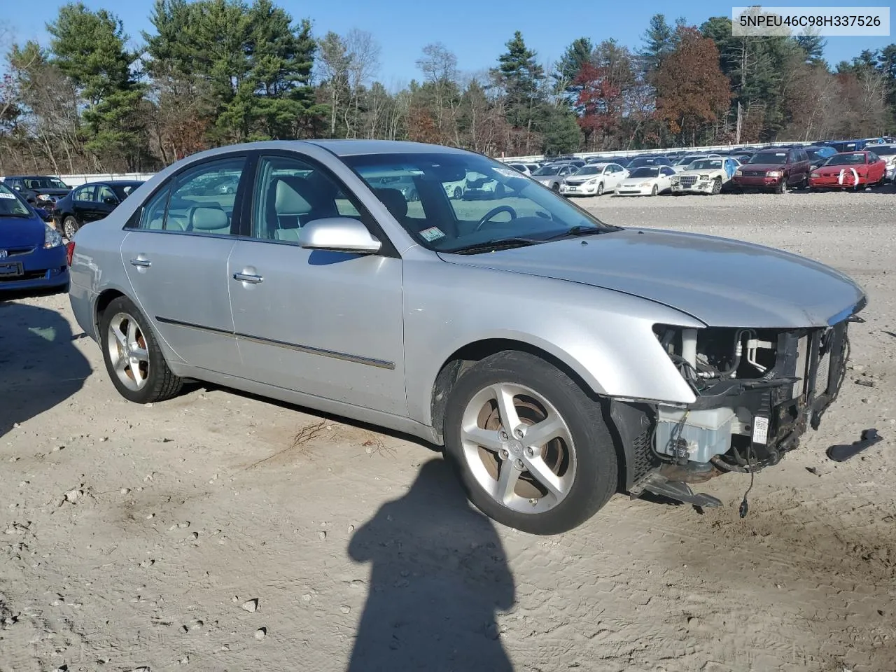 2008 Hyundai Sonata Se VIN: 5NPEU46C98H337526 Lot: 76463094