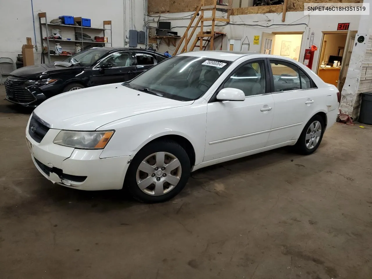 5NPET46C18H351519 2008 Hyundai Sonata Gls