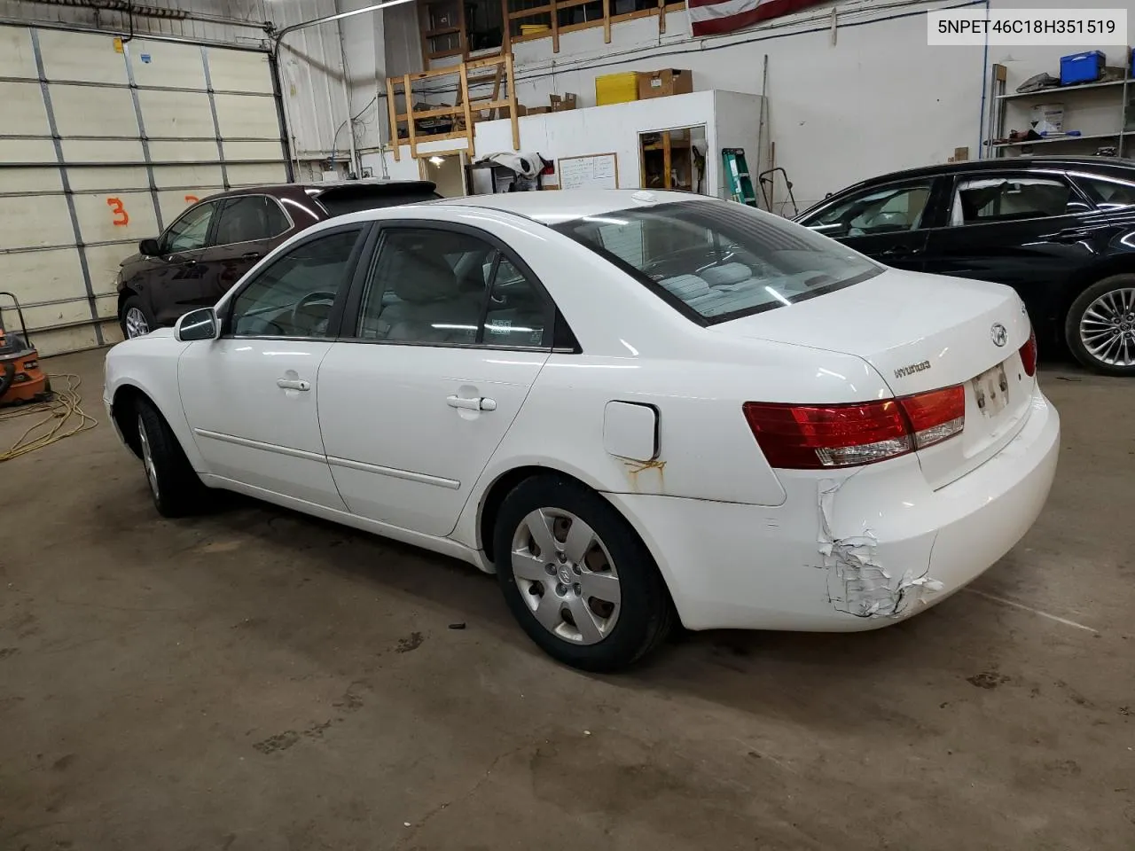 5NPET46C18H351519 2008 Hyundai Sonata Gls