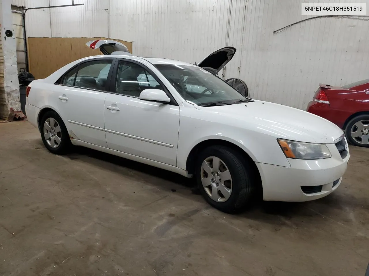 5NPET46C18H351519 2008 Hyundai Sonata Gls