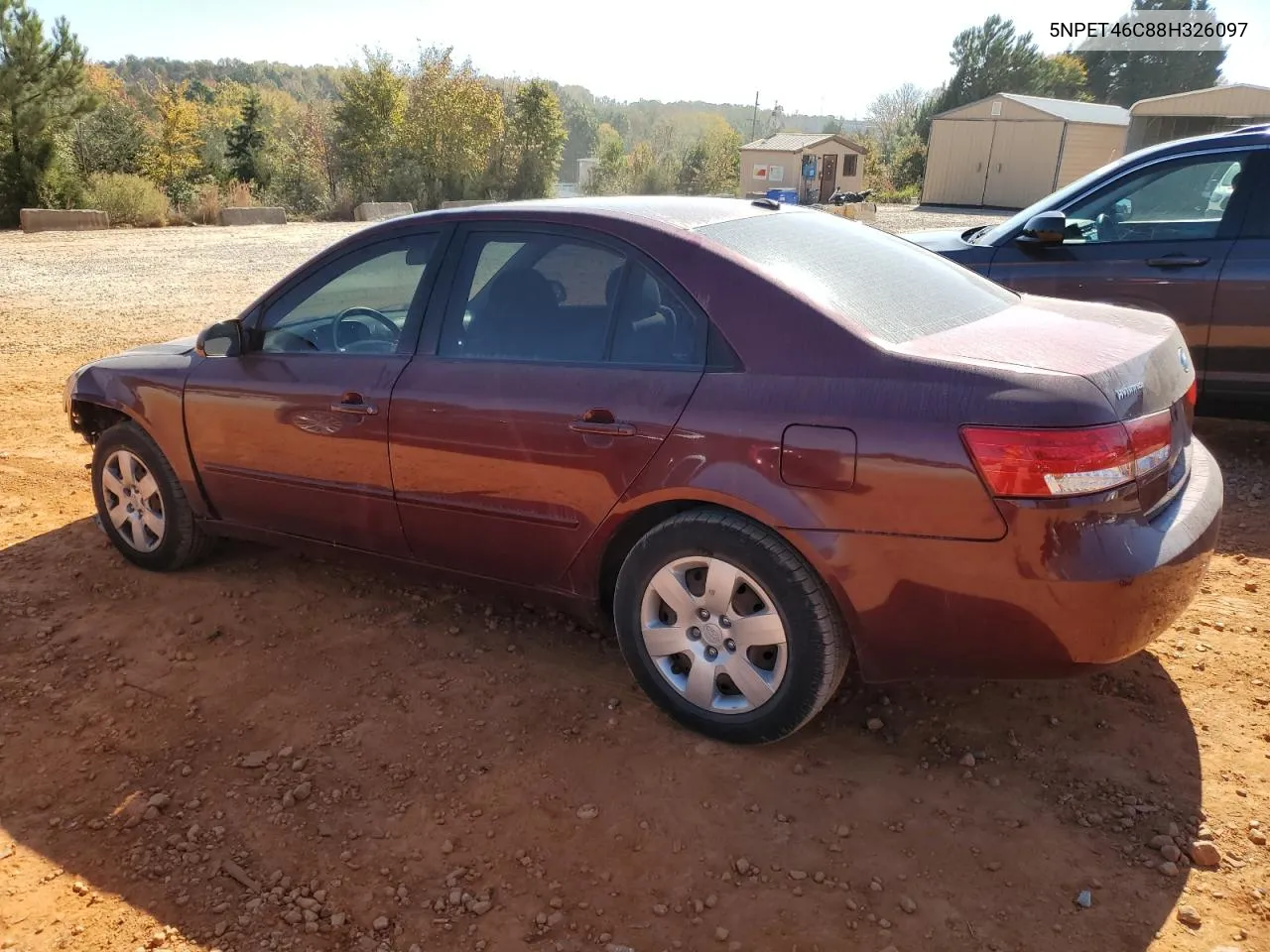 2008 Hyundai Sonata Gls VIN: 5NPET46C88H326097 Lot: 77102794