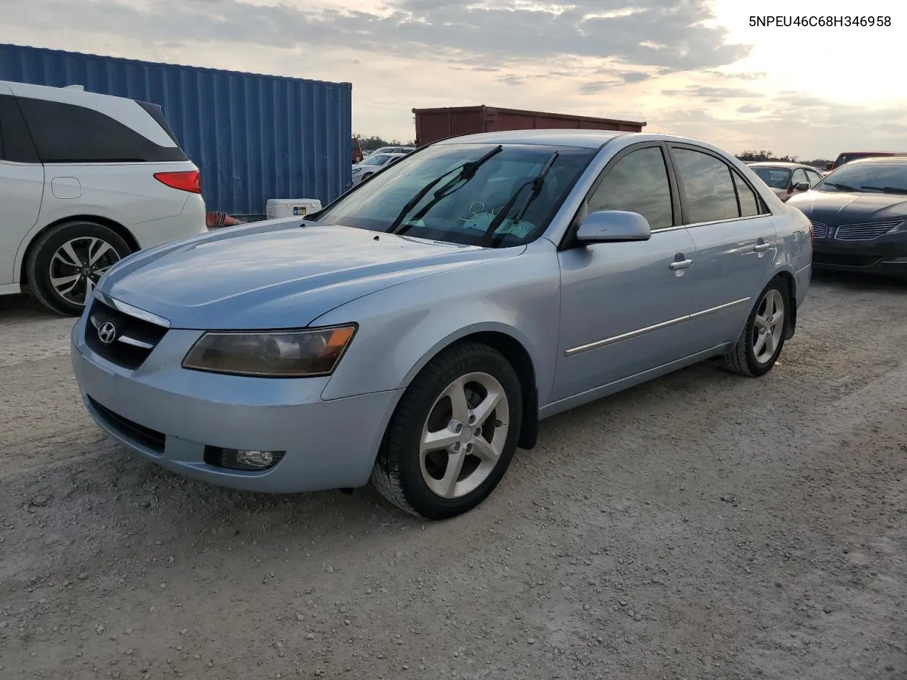 2008 Hyundai Sonata Se VIN: 5NPEU46C68H346958 Lot: 77487924