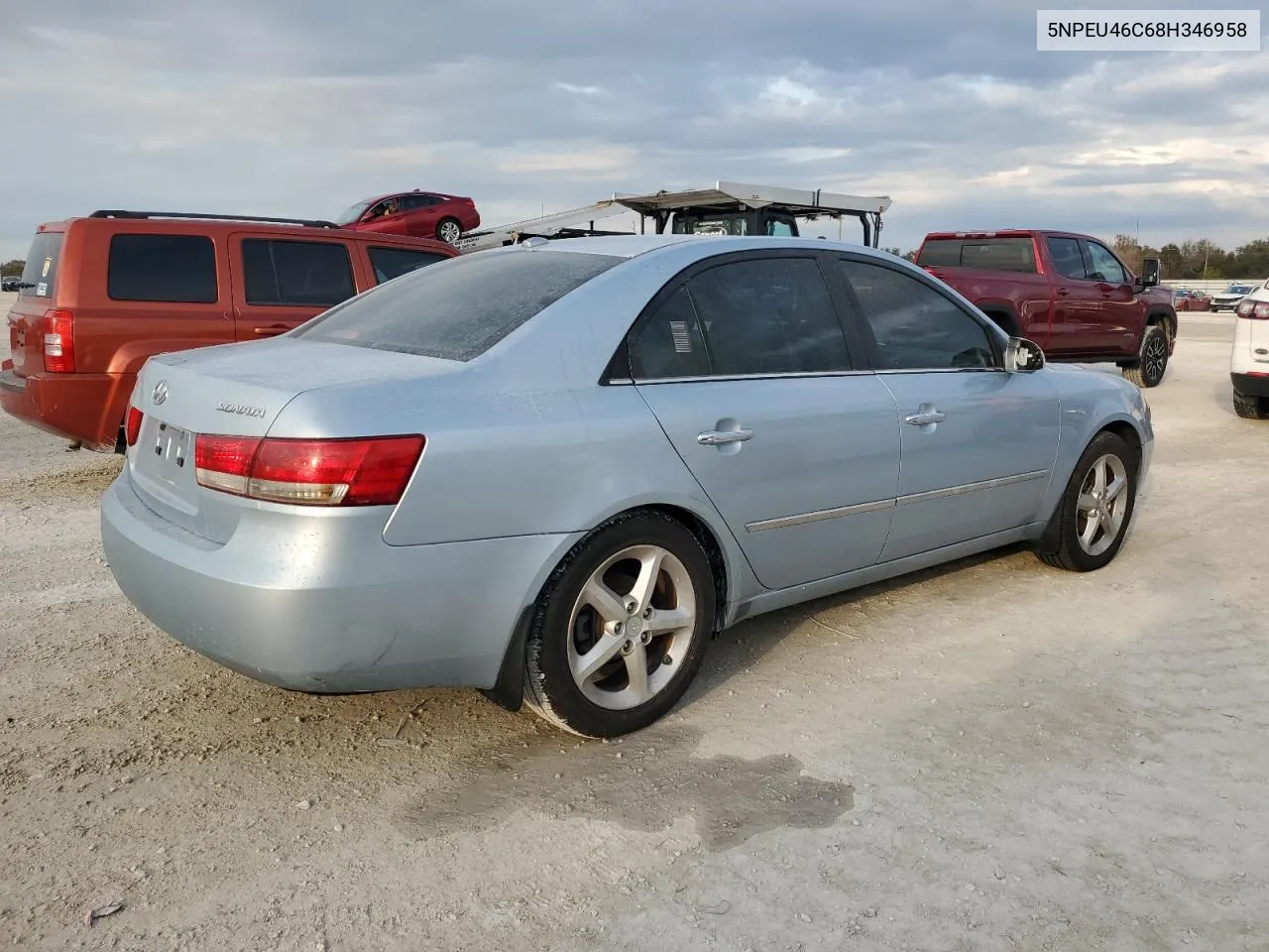 2008 Hyundai Sonata Se VIN: 5NPEU46C68H346958 Lot: 77487924