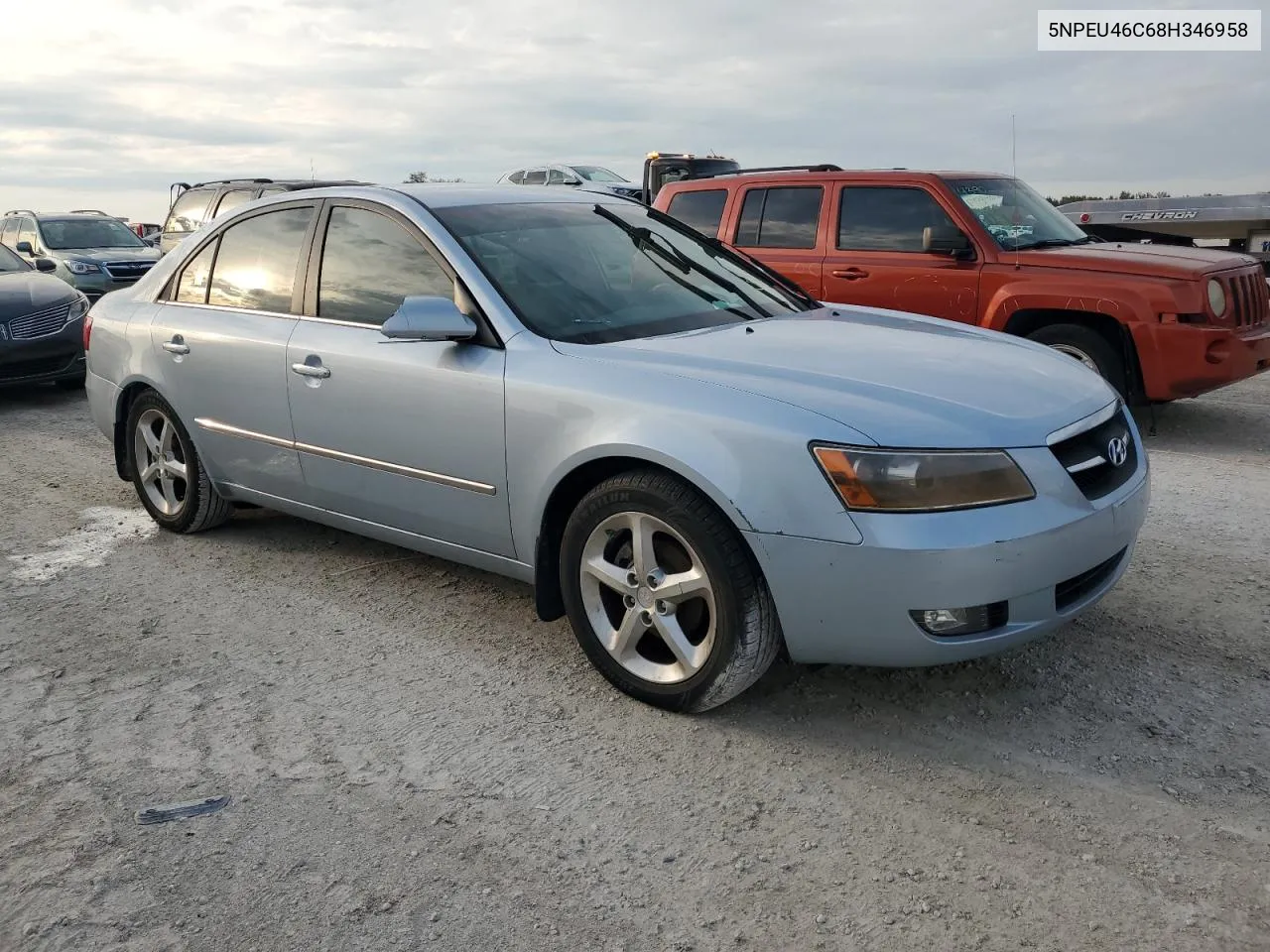 2008 Hyundai Sonata Se VIN: 5NPEU46C68H346958 Lot: 77487924