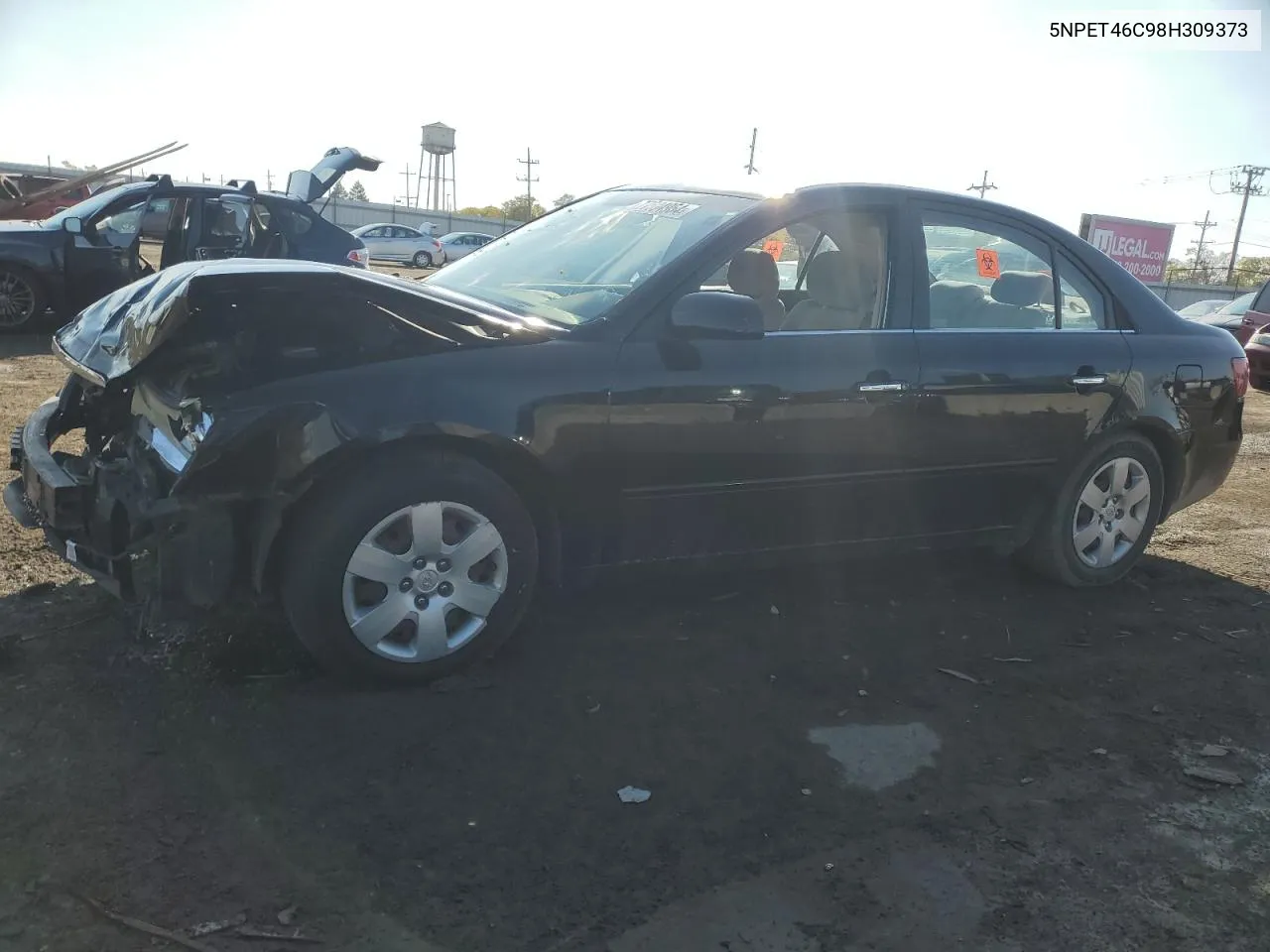 2008 Hyundai Sonata Gls VIN: 5NPET46C98H309373 Lot: 77594954