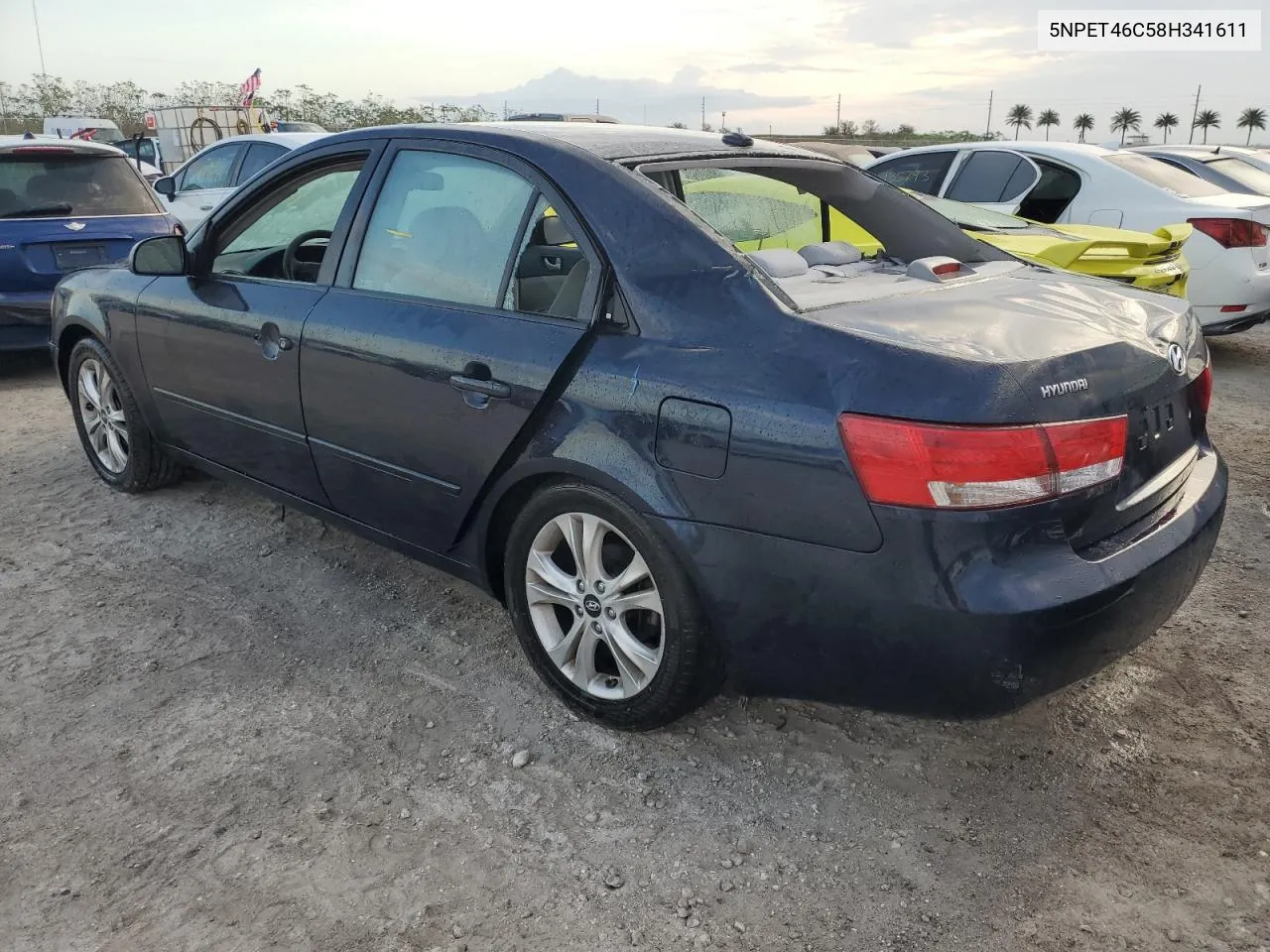 2008 Hyundai Sonata Gls VIN: 5NPET46C58H341611 Lot: 77747274