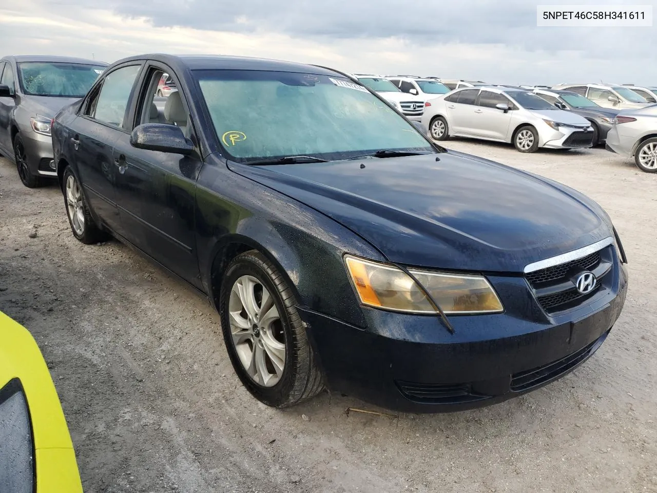 2008 Hyundai Sonata Gls VIN: 5NPET46C58H341611 Lot: 77747274