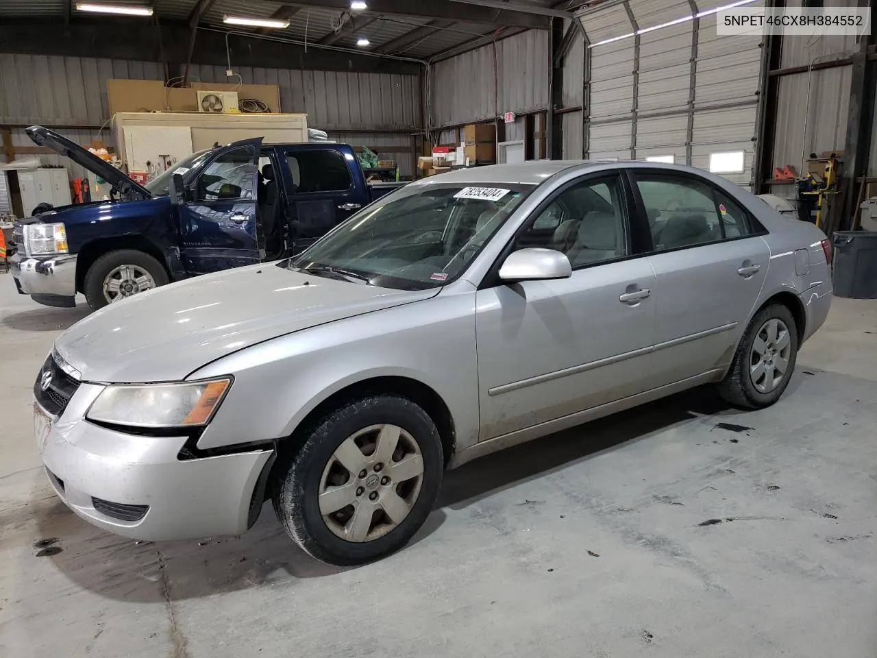 2008 Hyundai Sonata Gls VIN: 5NPET46CX8H384552 Lot: 78253404