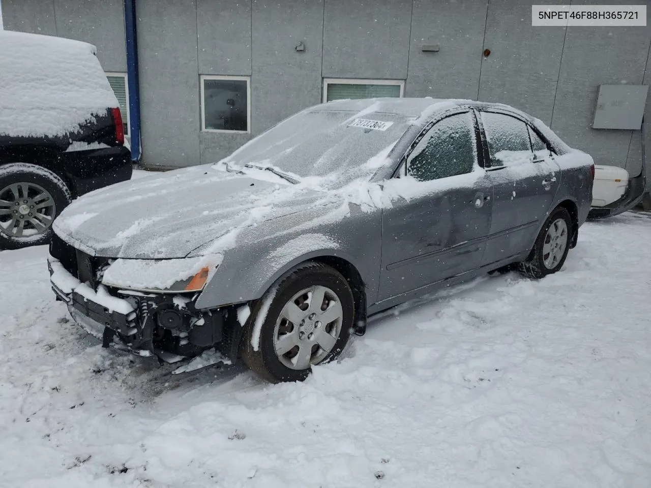 2008 Hyundai Sonata Gls VIN: 5NPET46F88H365721 Lot: 78737364