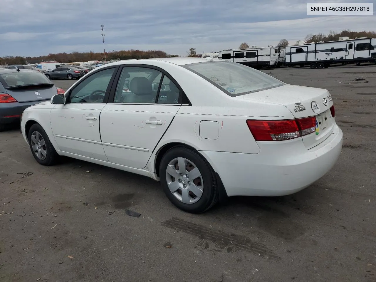 2008 Hyundai Sonata Gls VIN: 5NPET46C38H297818 Lot: 79022624