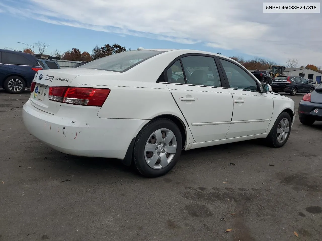 2008 Hyundai Sonata Gls VIN: 5NPET46C38H297818 Lot: 79022624