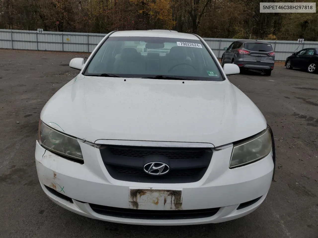 2008 Hyundai Sonata Gls VIN: 5NPET46C38H297818 Lot: 79022624