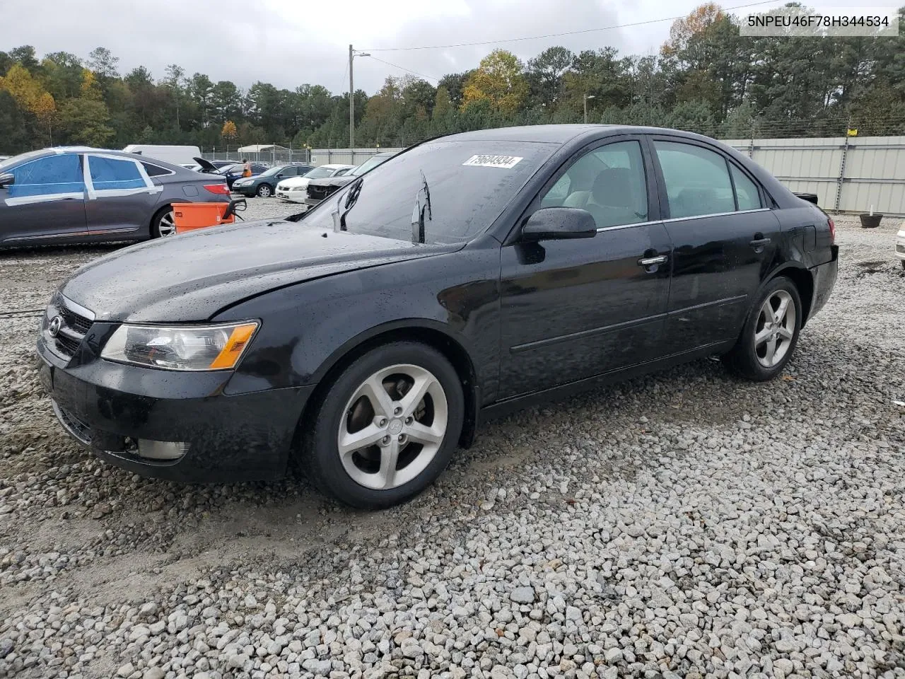 2008 Hyundai Sonata Se VIN: 5NPEU46F78H344534 Lot: 79604934