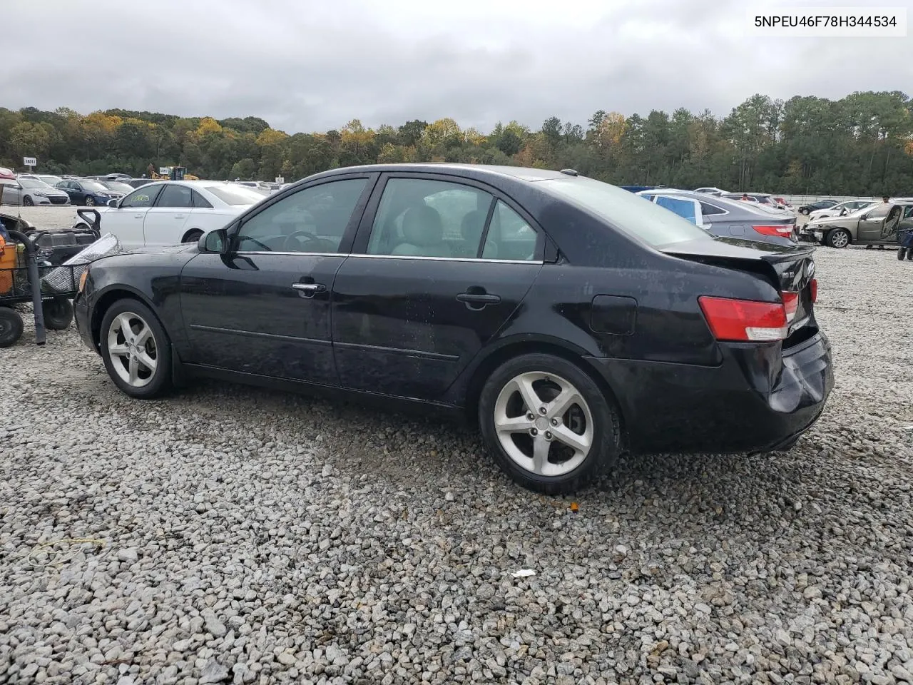 2008 Hyundai Sonata Se VIN: 5NPEU46F78H344534 Lot: 79604934