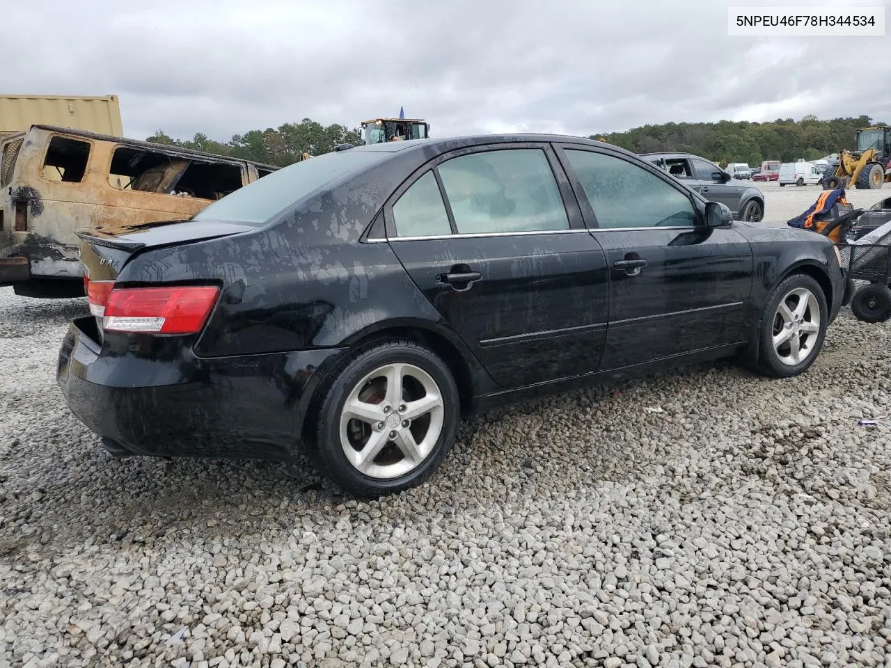 2008 Hyundai Sonata Se VIN: 5NPEU46F78H344534 Lot: 79604934