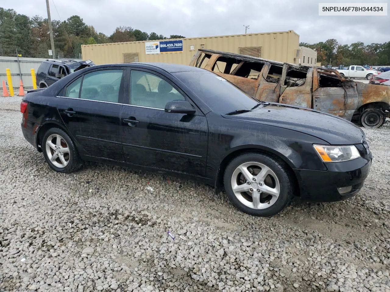 2008 Hyundai Sonata Se VIN: 5NPEU46F78H344534 Lot: 79604934