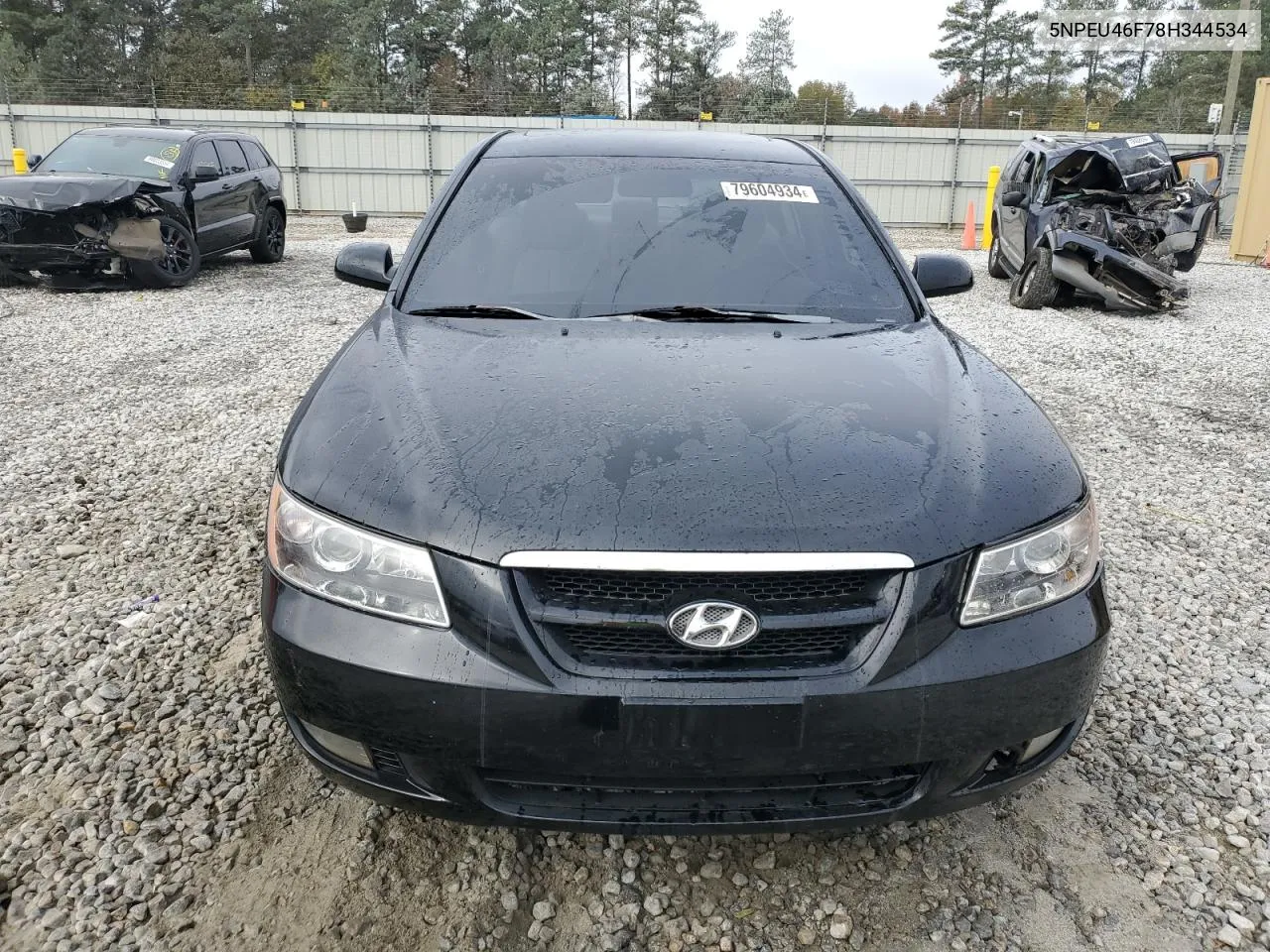 2008 Hyundai Sonata Se VIN: 5NPEU46F78H344534 Lot: 79604934