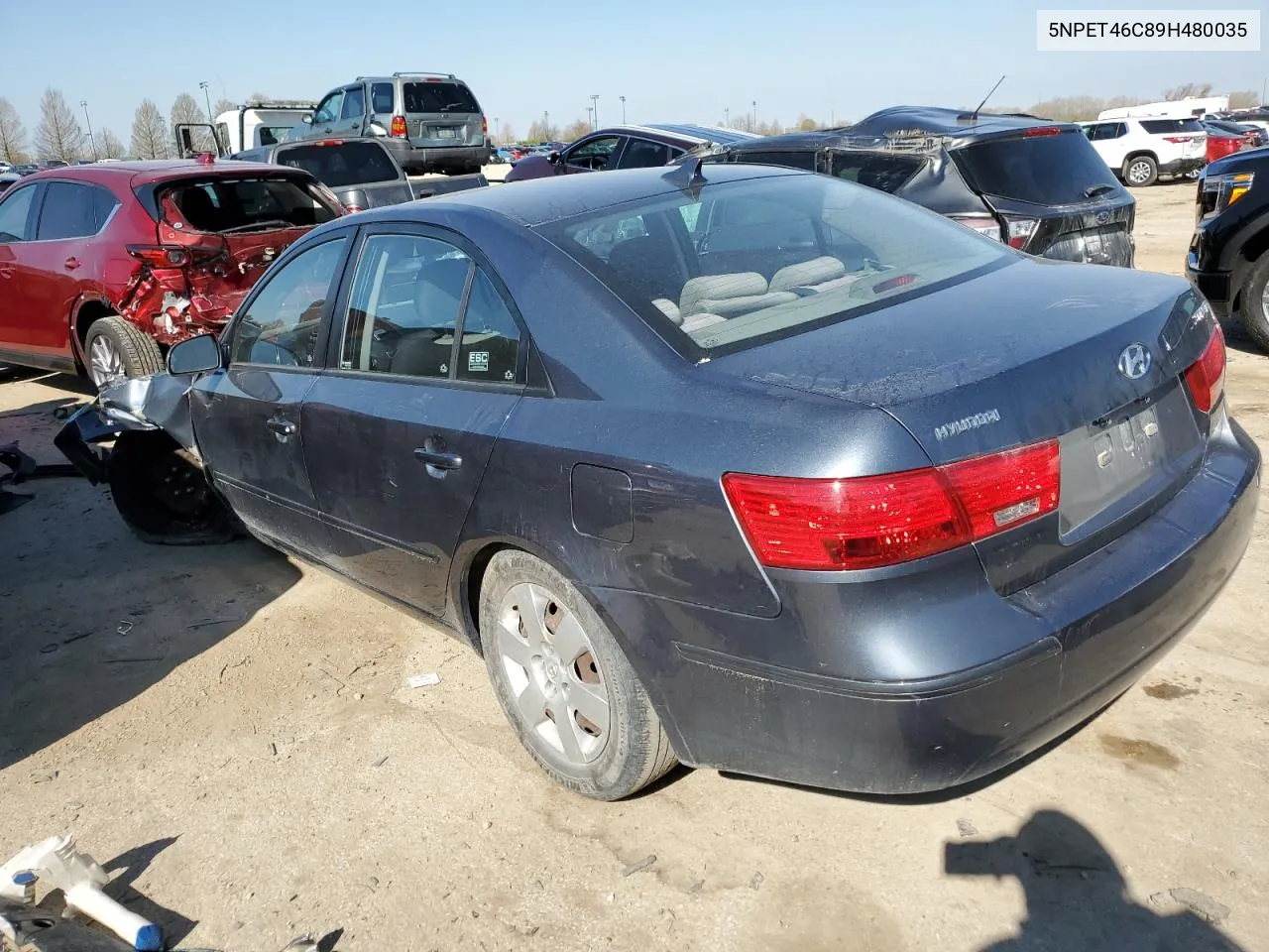 2009 Hyundai Sonata Gls VIN: 5NPET46C89H480035 Lot: 48688004