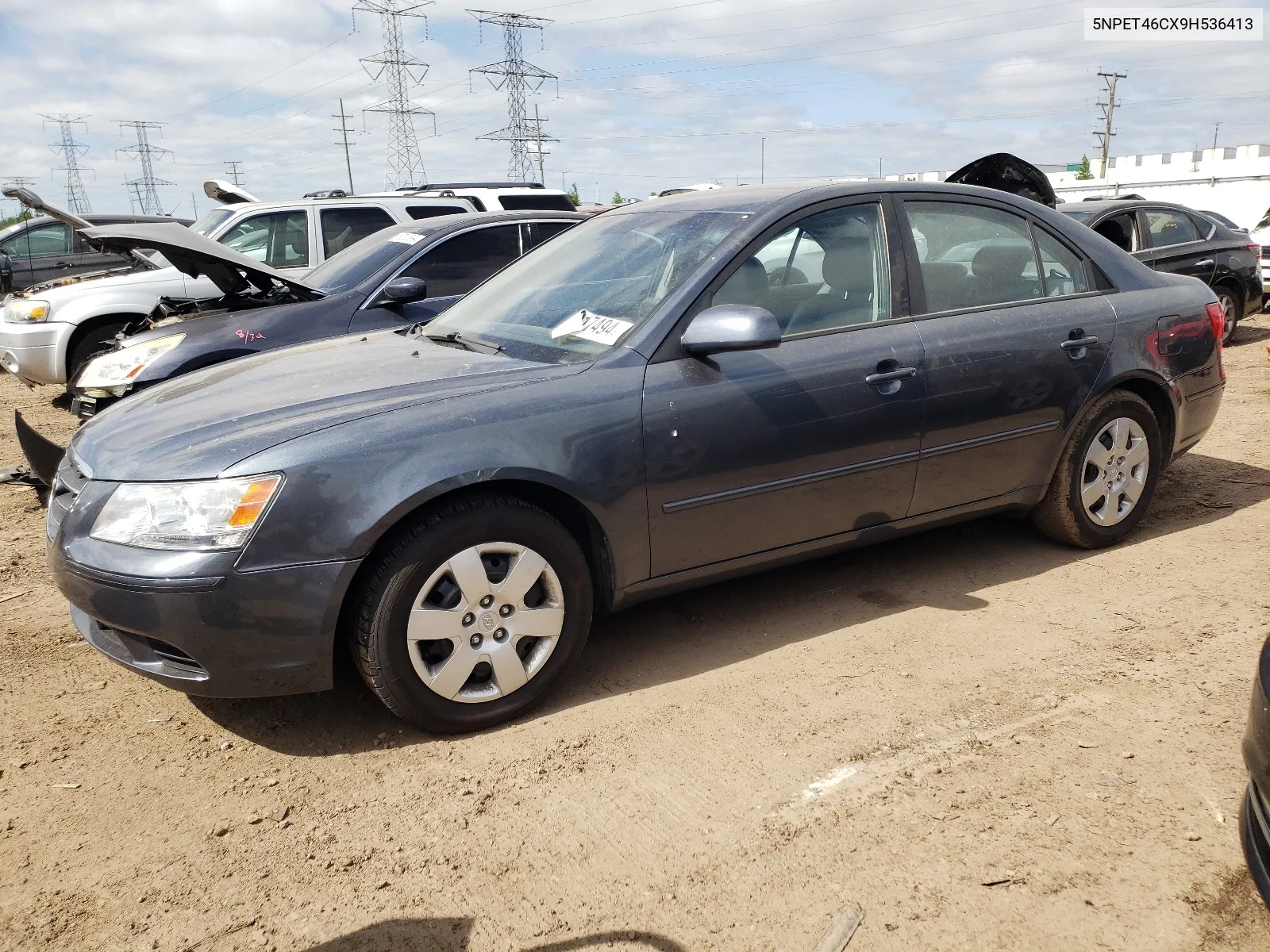 2009 Hyundai Sonata Gls VIN: 5NPET46CX9H536413 Lot: 55217494