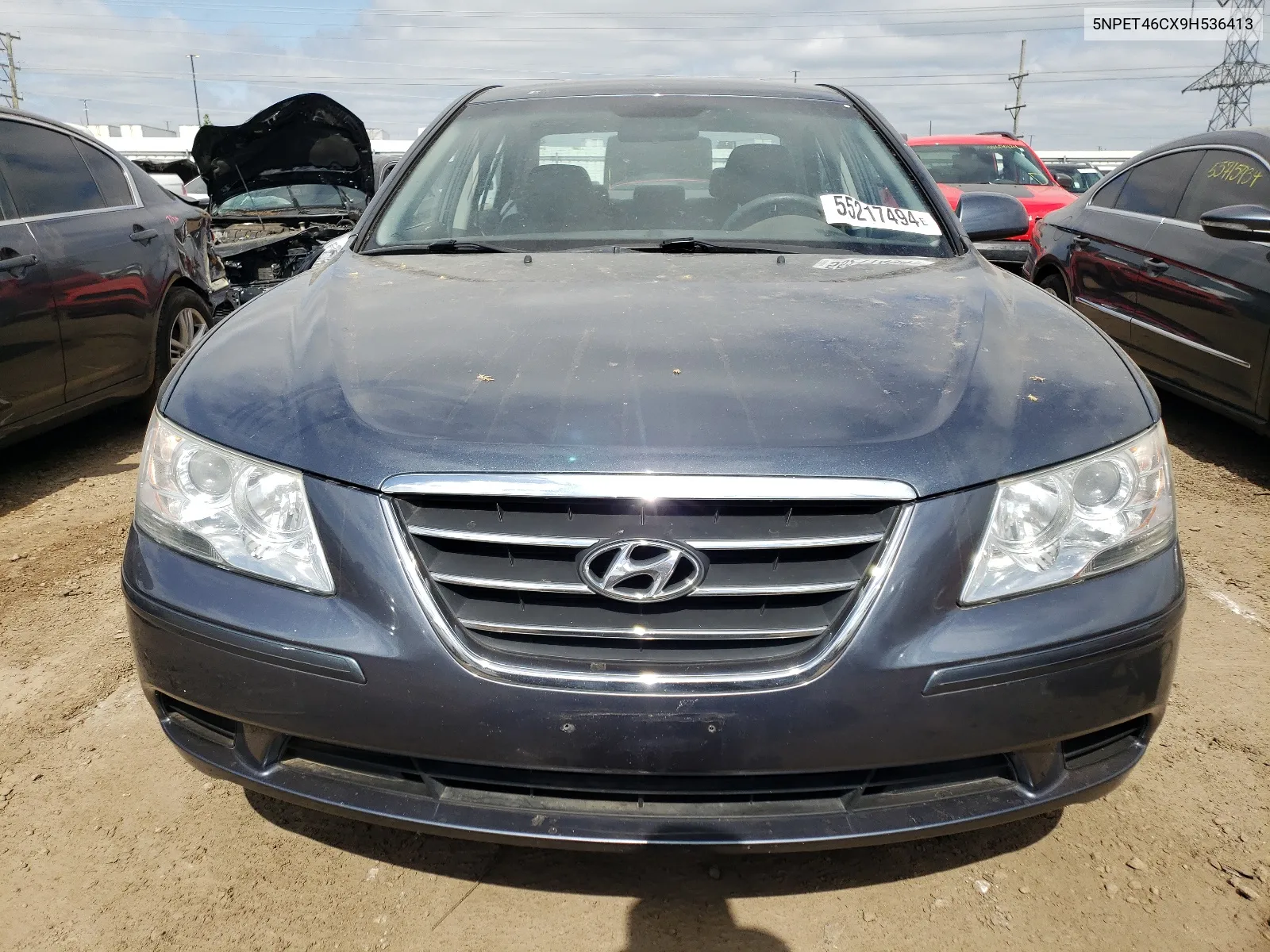 2009 Hyundai Sonata Gls VIN: 5NPET46CX9H536413 Lot: 55217494