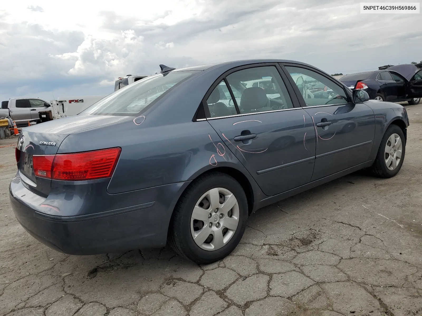 2009 Hyundai Sonata Gls VIN: 5NPET46C39H569866 Lot: 57649664