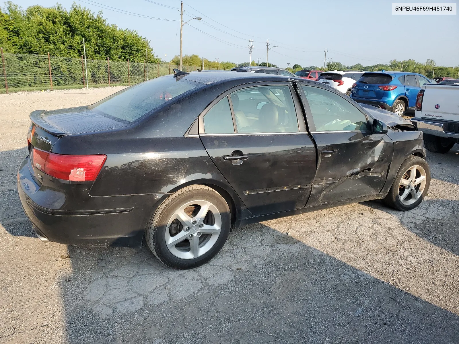 2009 Hyundai Sonata Se VIN: 5NPEU46F69H451740 Lot: 63137384