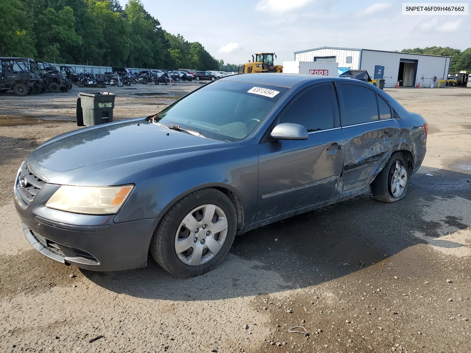 5NPET46F09H467662 2009 Hyundai Sonata Gls