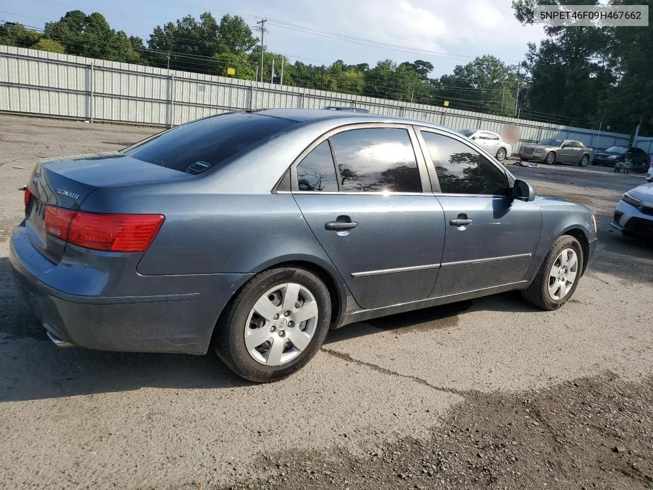 5NPET46F09H467662 2009 Hyundai Sonata Gls