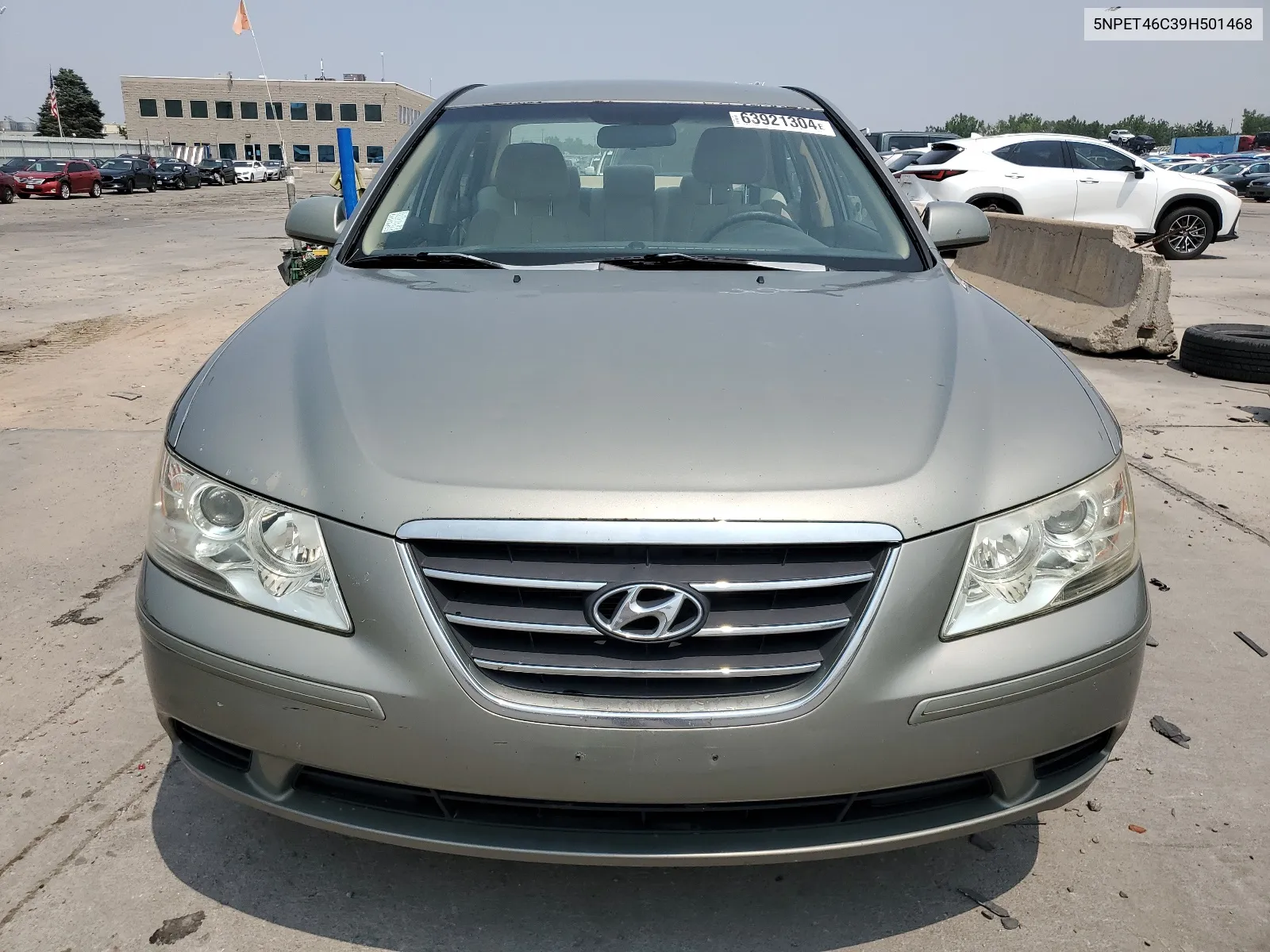 2009 Hyundai Sonata Gls VIN: 5NPET46C39H501468 Lot: 63921304